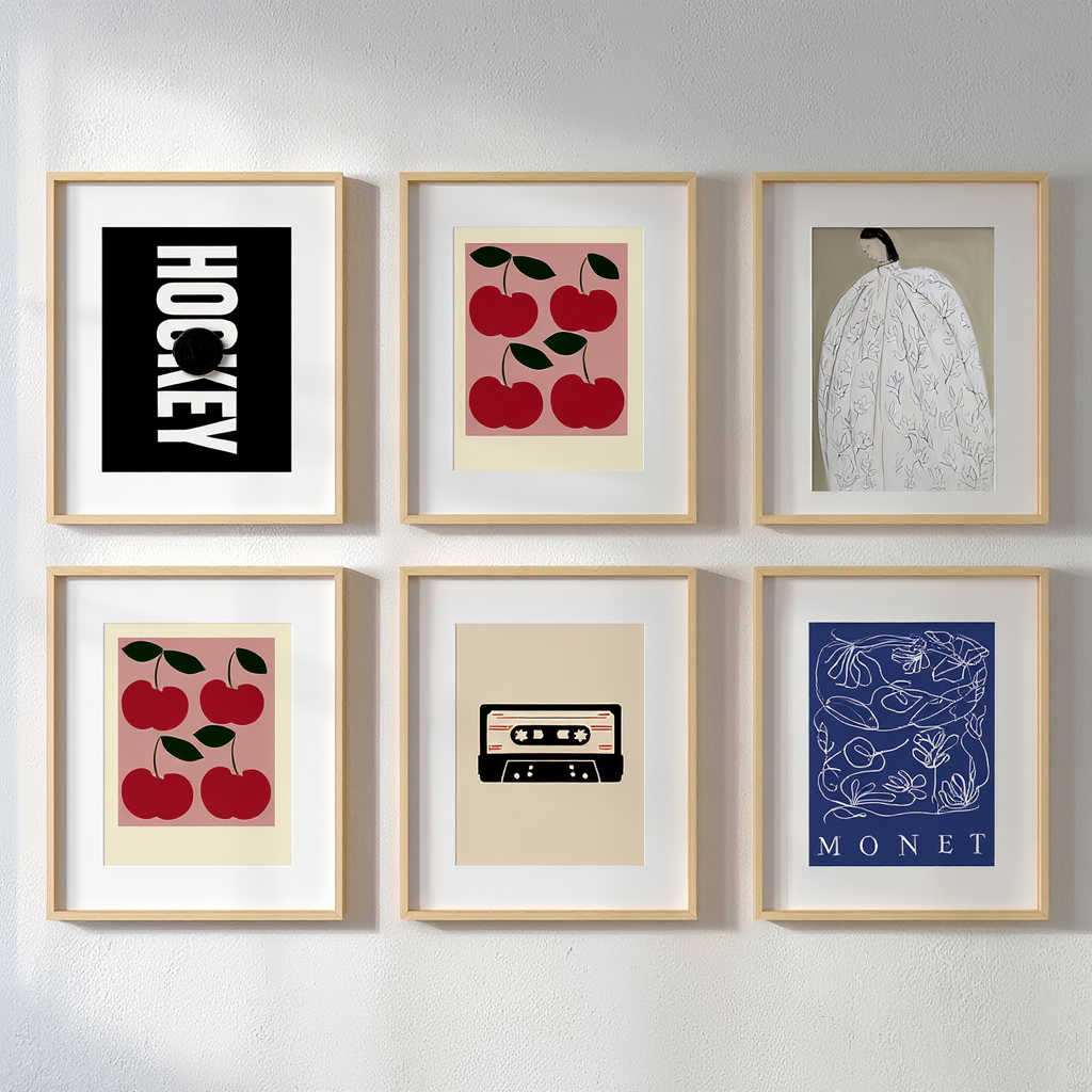 Modern Living Room Wall Art – 5 Prints Home Decor