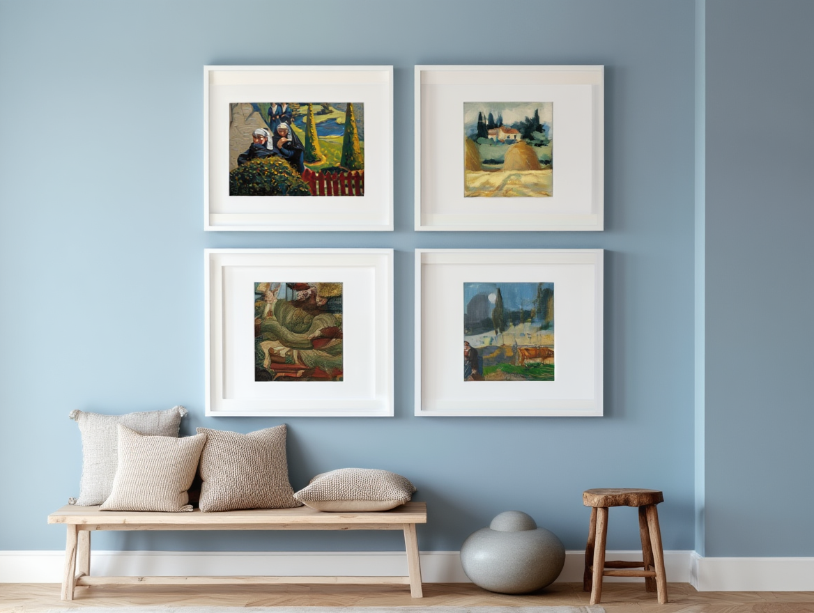 Gauguin Colorful Figures – 4 Prints Mix & Match