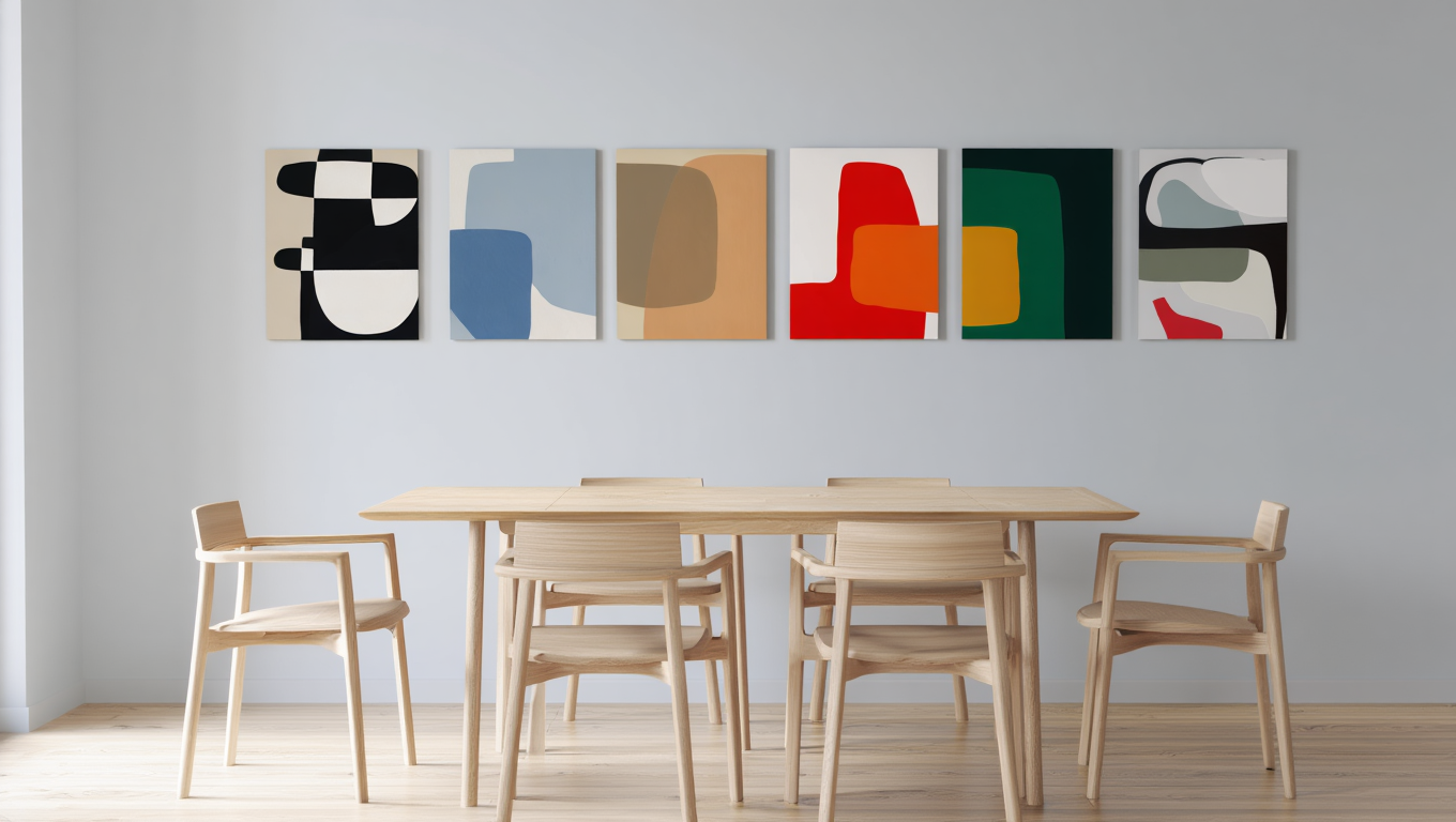 Scandinavian Abstract Collection – Set of 6