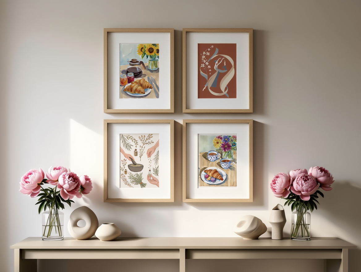 Floral Realism & Life – 6 Prints Mix & Match Collection