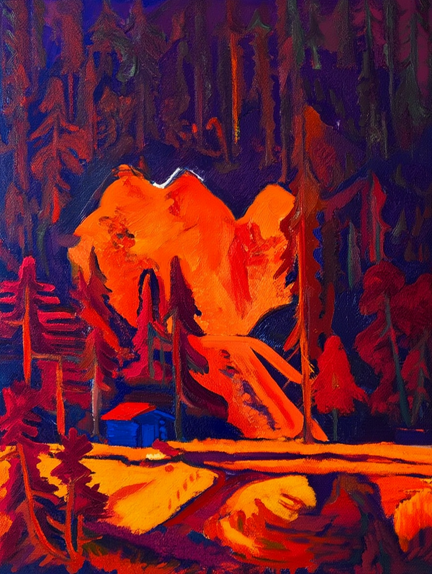 Kirchner Mix and Match 4 Prints — Seaside Expressionist Moments