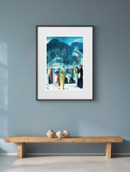 Love of Winter by George Wesley Bellows – Early 20th-Century American Figurative & Landscape Art Print