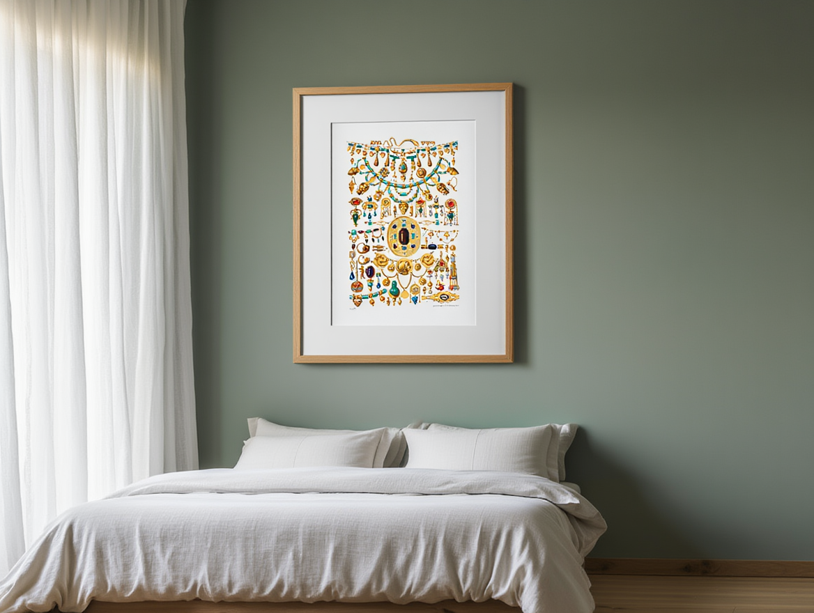 Auguste Racinet – Étrusque Print – XVI Century Vintage Historical Art Poster