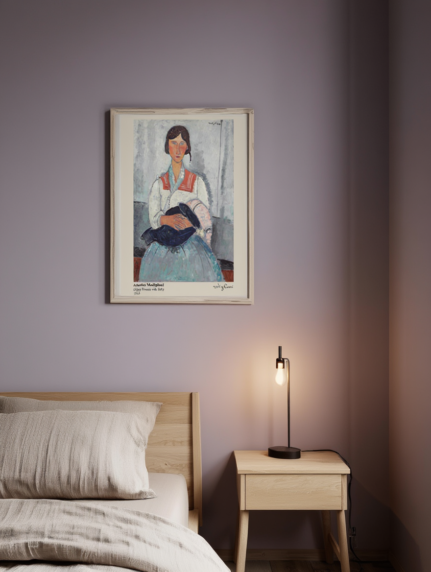 Amedeo Modigliani - Gypsy Woman with Baby Poster