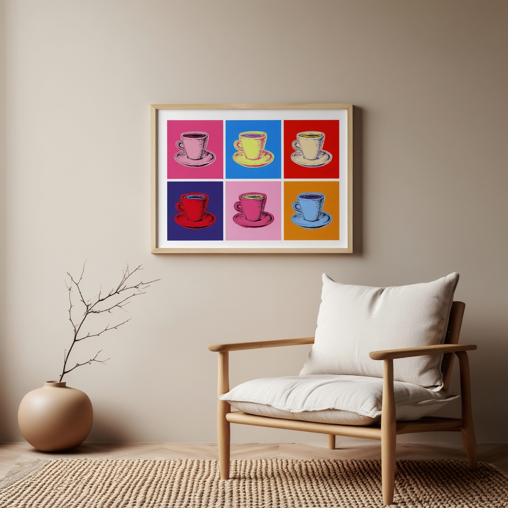 Andy Warhol - Coffee of Mug Poster