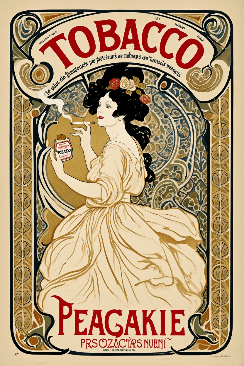 Art Nouveau Masterpieces – Alphonse Mucha 4-Prints