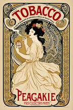 Art Nouveau Masterpieces – Alphonse Mucha 4-Prints - Hakyarts