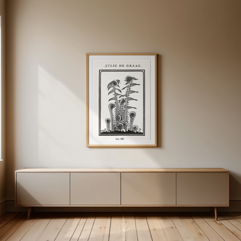 Julie de Graag - Ferns Poster