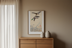 Mallards – Ohara Koson Poster | Japanese Nature Art Print - Hakyarts