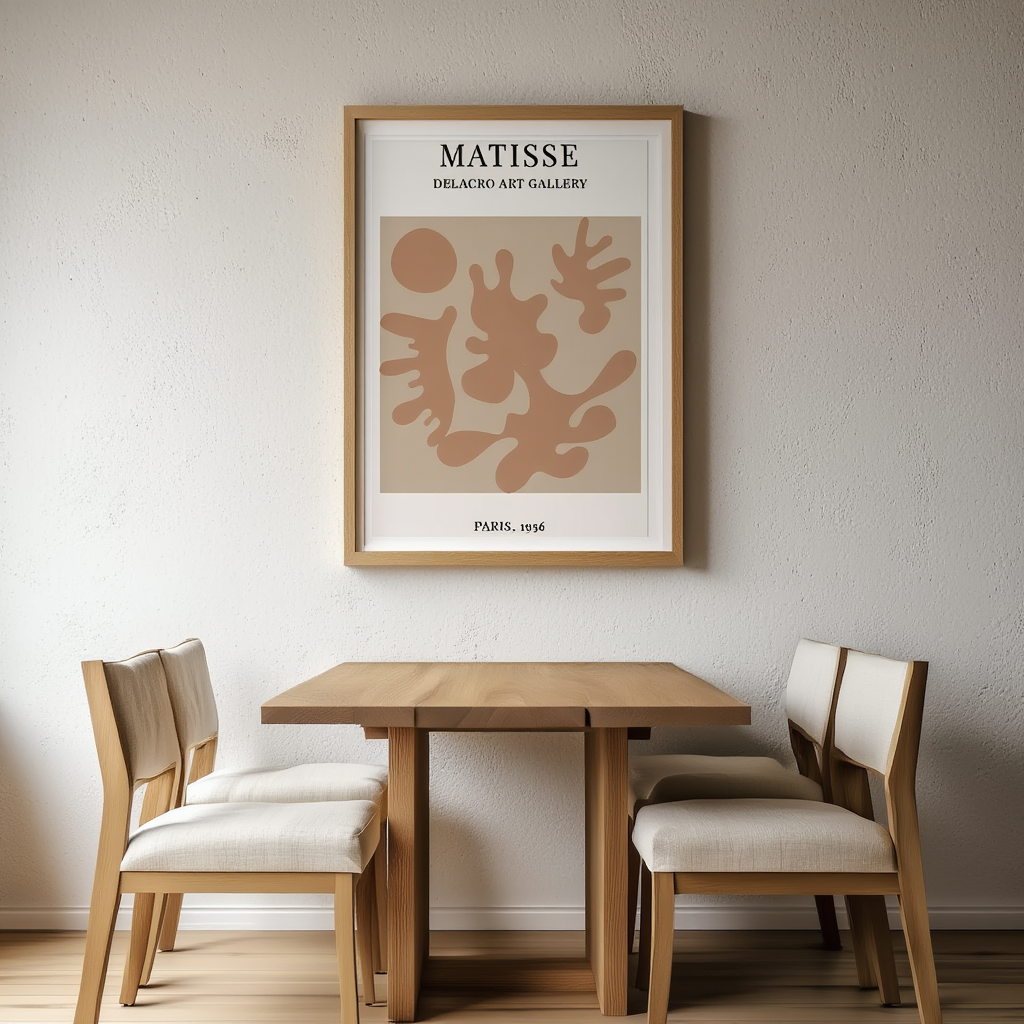 Matisse Delacro Art Gallery Exhibition No2 Poster