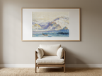 Genoa from the Sea by J.M.W. Turner – Landscape Art Print - Hakyarts