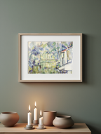 Moulin sur une Rivière – Paul Cézanne Poster | Post-Impressionist Landscape Art Print