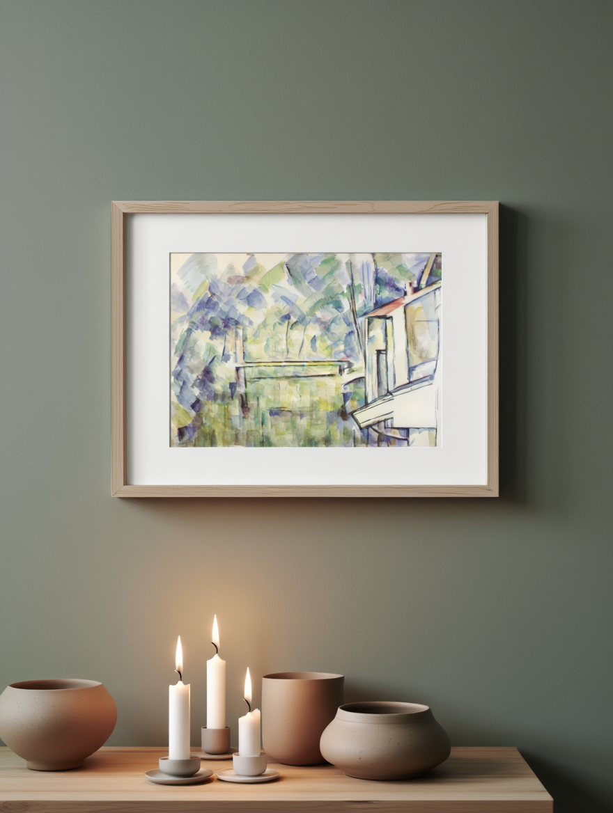 Paul Cézanne - Moulin sur une Rivière