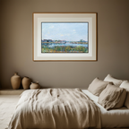 Saint-Mammès le matin – Alfred Sisley Poster | Impressionist Morning Landscape Art Print - Hakyarts