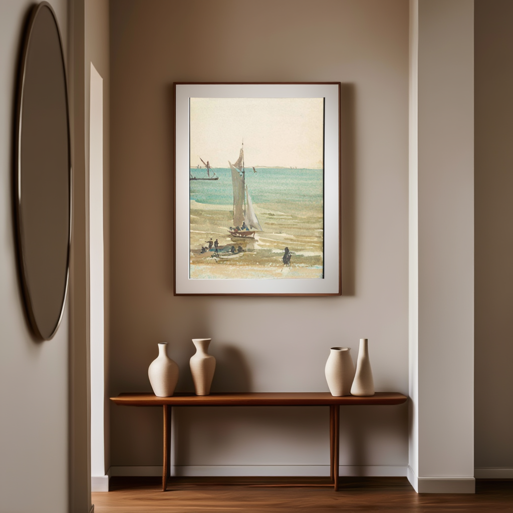 The Princess from the Land of Porcelain – James McNeill Whistler Poster | Tonalist Figurative & Orientalist Art Print