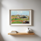 Landscape at Le Pouldu – Paul Gauguin Poster | Post-Impressionist Rural & Coastal Art Print - Hakyarts