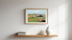 Landscape at Le Pouldu – Paul Gauguin Poster | Post-Impressionist Rural & Coastal Art Print - Hakyarts