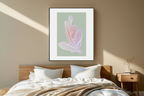 Poised Presence – Contemporary Woman Art Print - Hakyarts