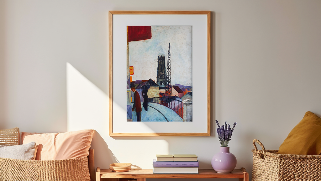 August Macke - Cathédrale de Fribourg en Suisse | HakyArts