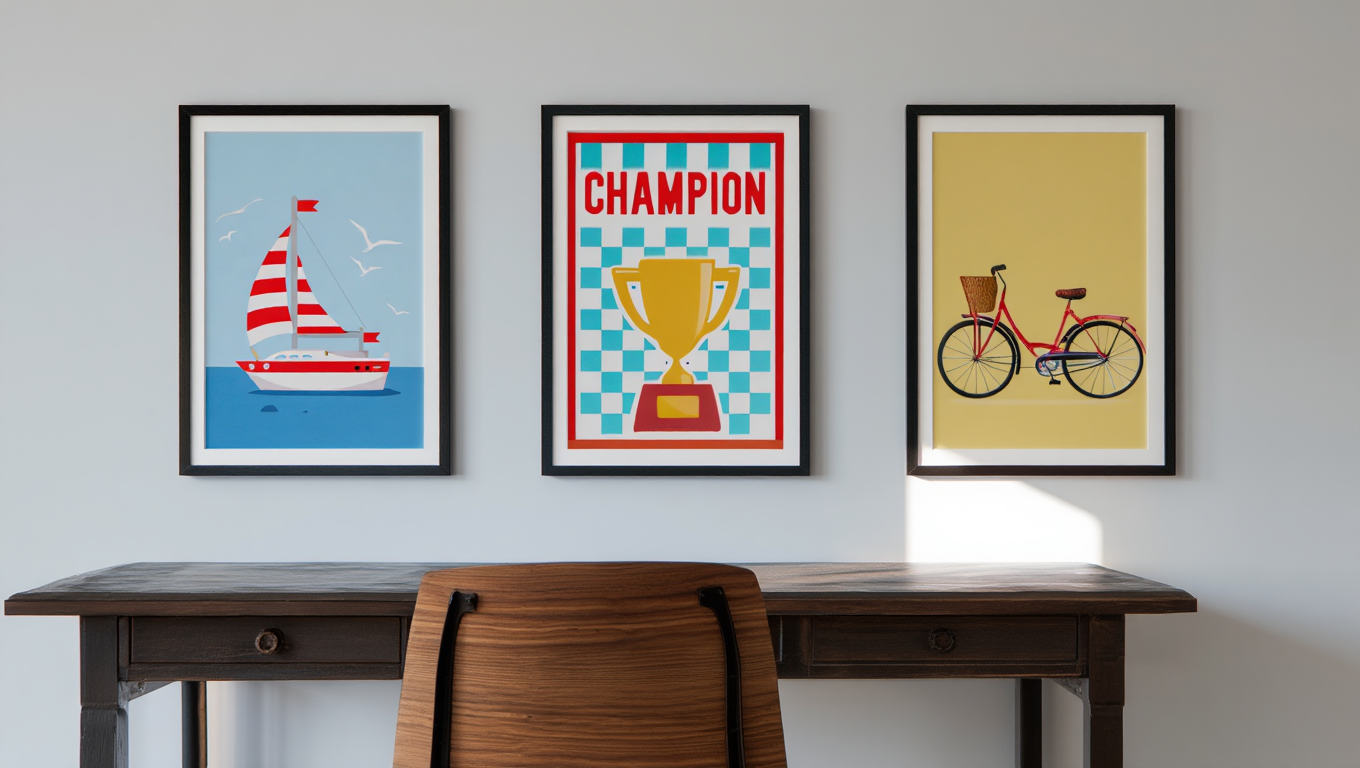 The Golden Era Collection – Set of 3 Retro Prints