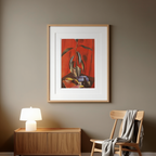 Still Life with Gum Tree by Alexander Kanoldt – Minimalist Modernist Art Print - Hakyarts