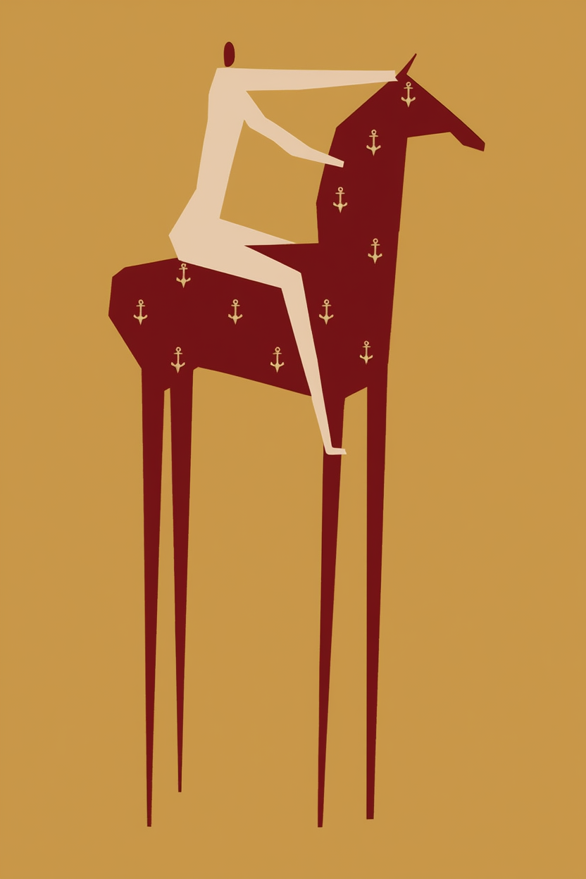 Majestic Trot – Elegant Equestrian Wall Art