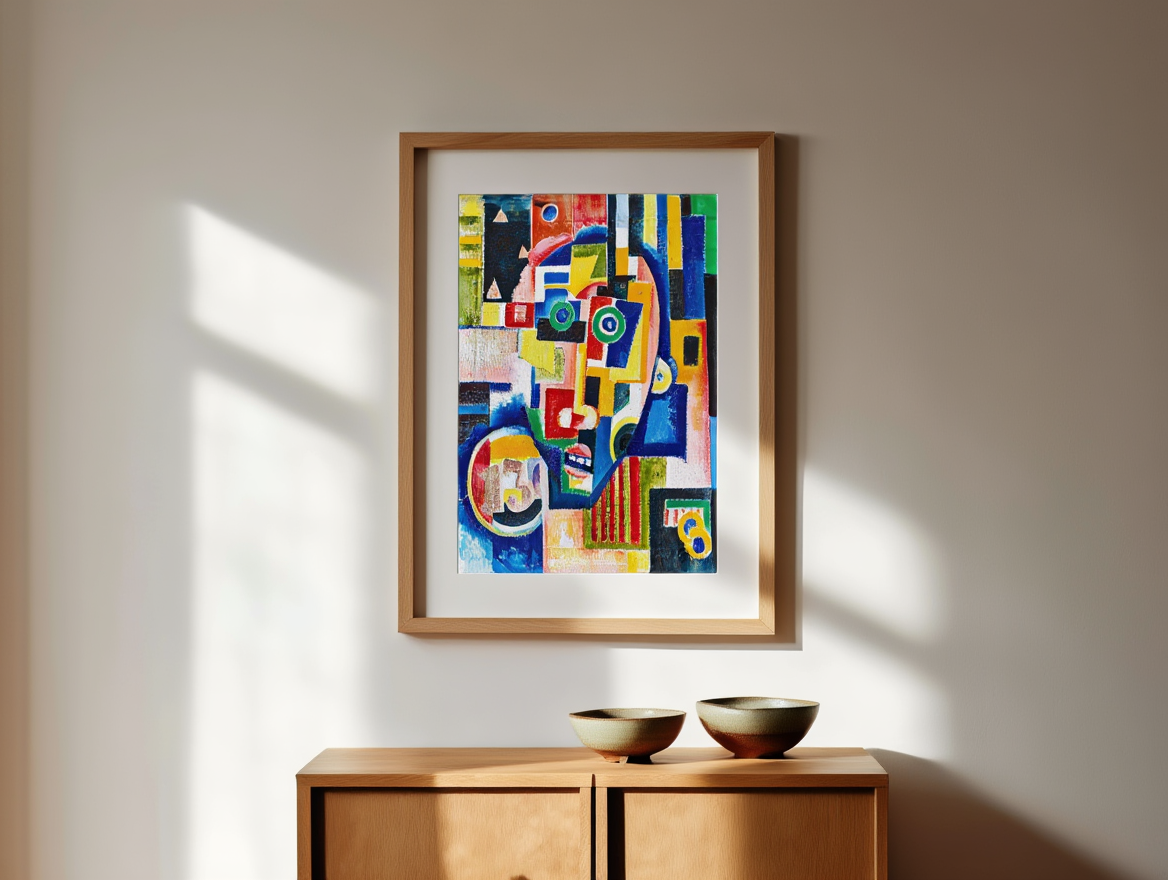 Amadeo de Souza-Cardoso - Promontory Head Indigo Seas of Ossian Rose Orange