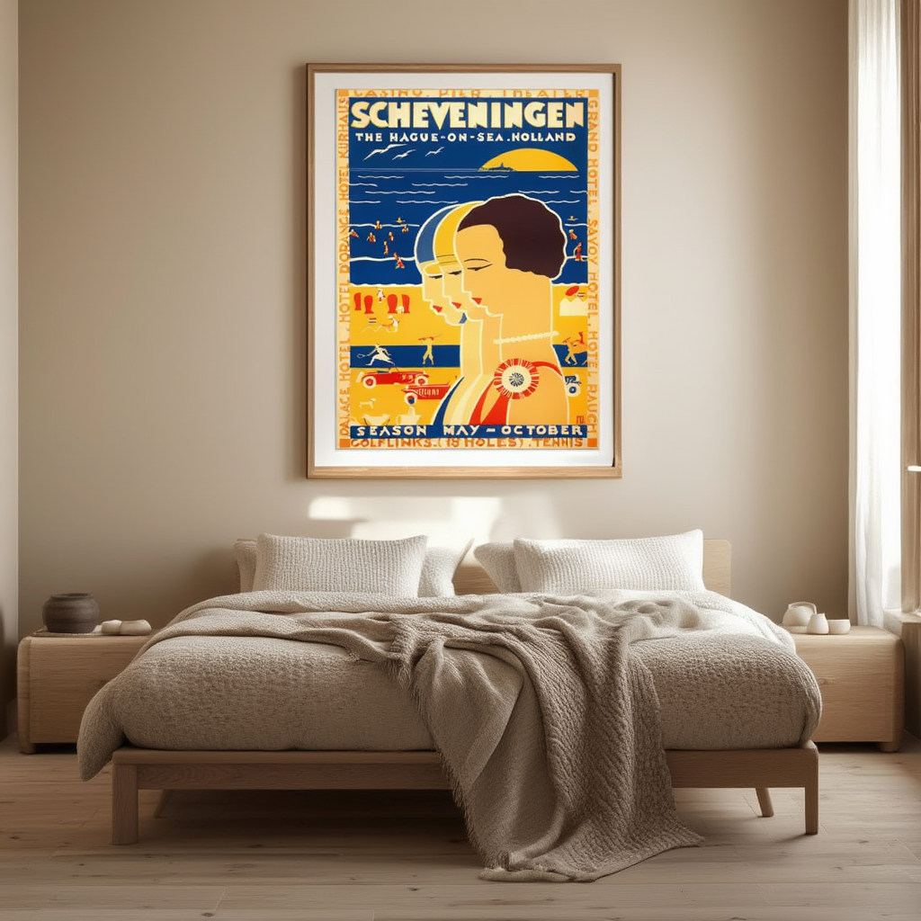 The Hague-On-Sea, Holland – Louis Kalff (1930) | Vintage Travel Art Poster