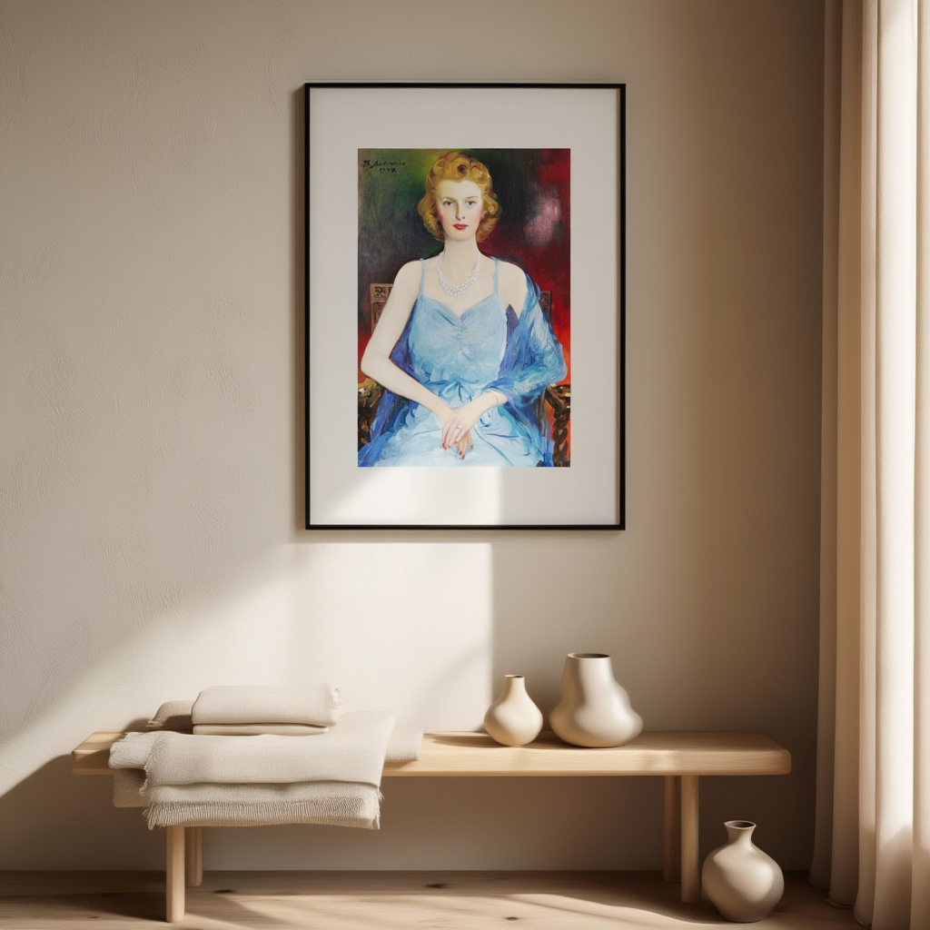 Filipp Malyavin - Portræt af Else Prior Havemann Plakat | HakyArts