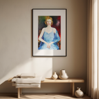 Filipp Malyavin - Portræt af Else Prior Havemann Plakat | HakyArts