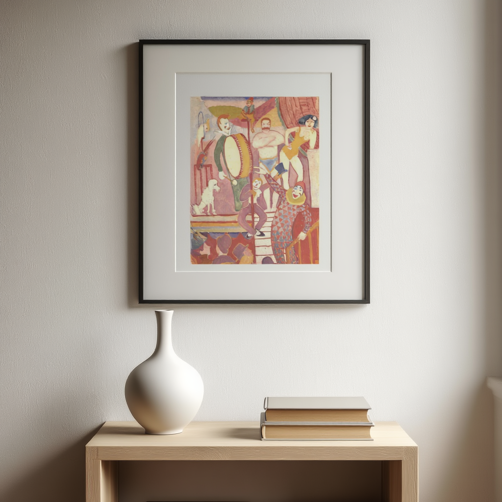 August Macke - Circus Poster