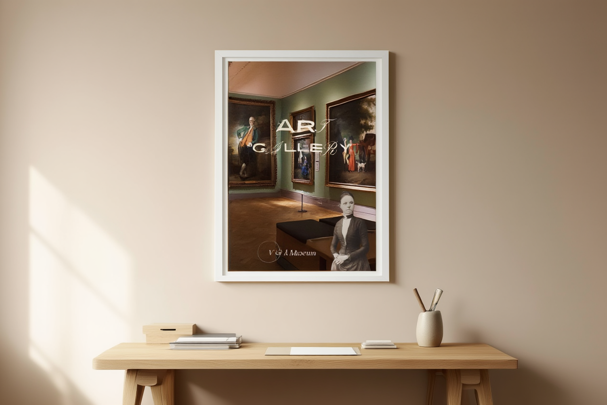 Vintage V&A Art Gallery Poster – Museum Print