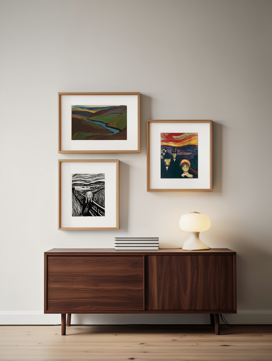 Edvard Munch – Iconic Expressions | 3 Prints Mix & Match