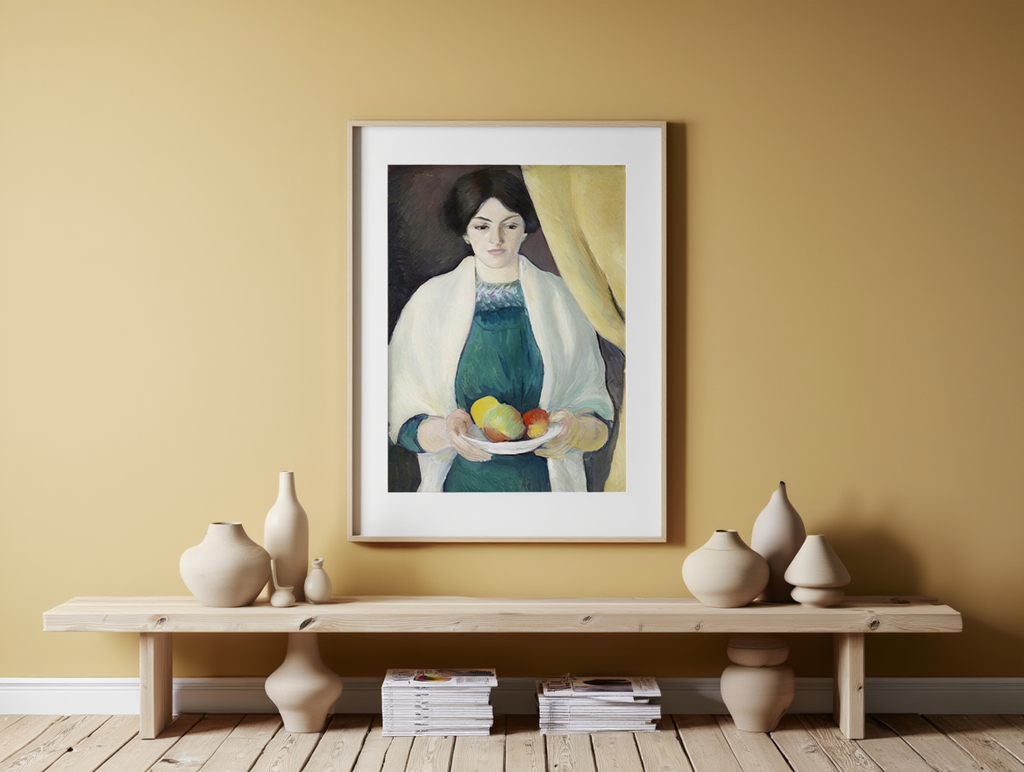 August Macke – Portrait aux pommes | Hakyarts