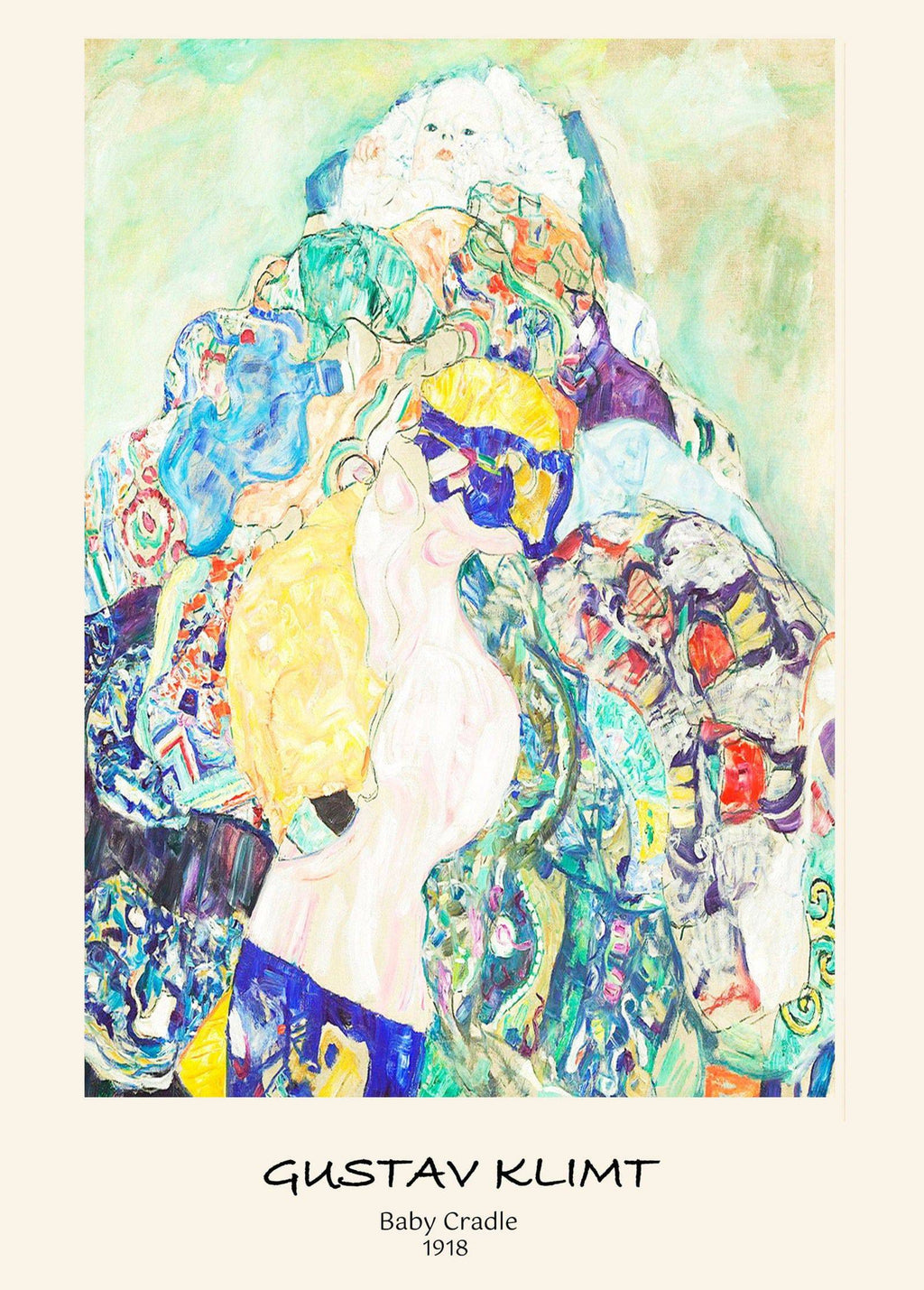 "Gustav Klimt - Baby Cradle Poster"