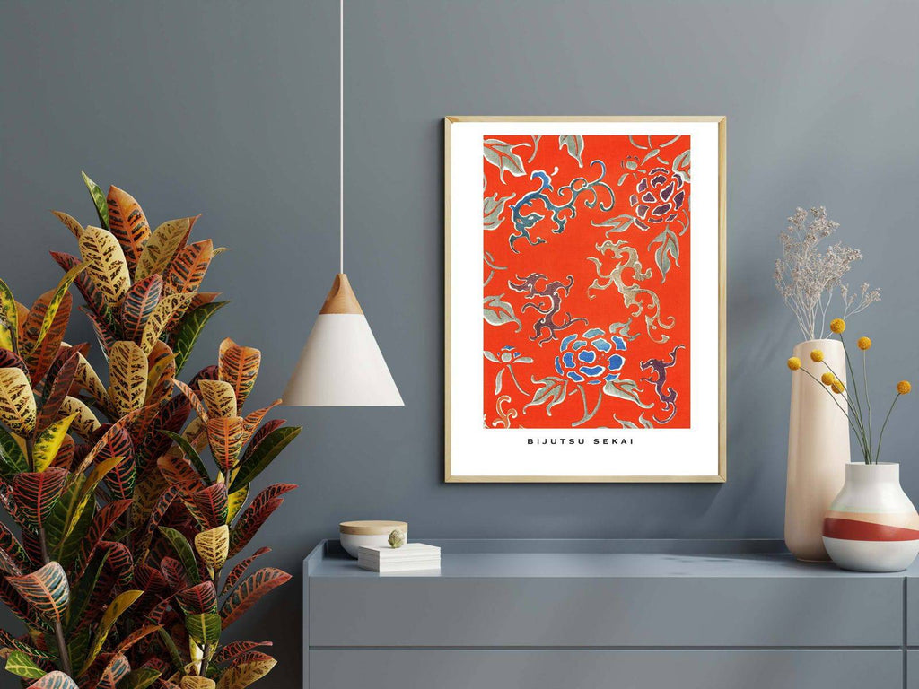 "Bijutsu Sekai Woodblock Print"