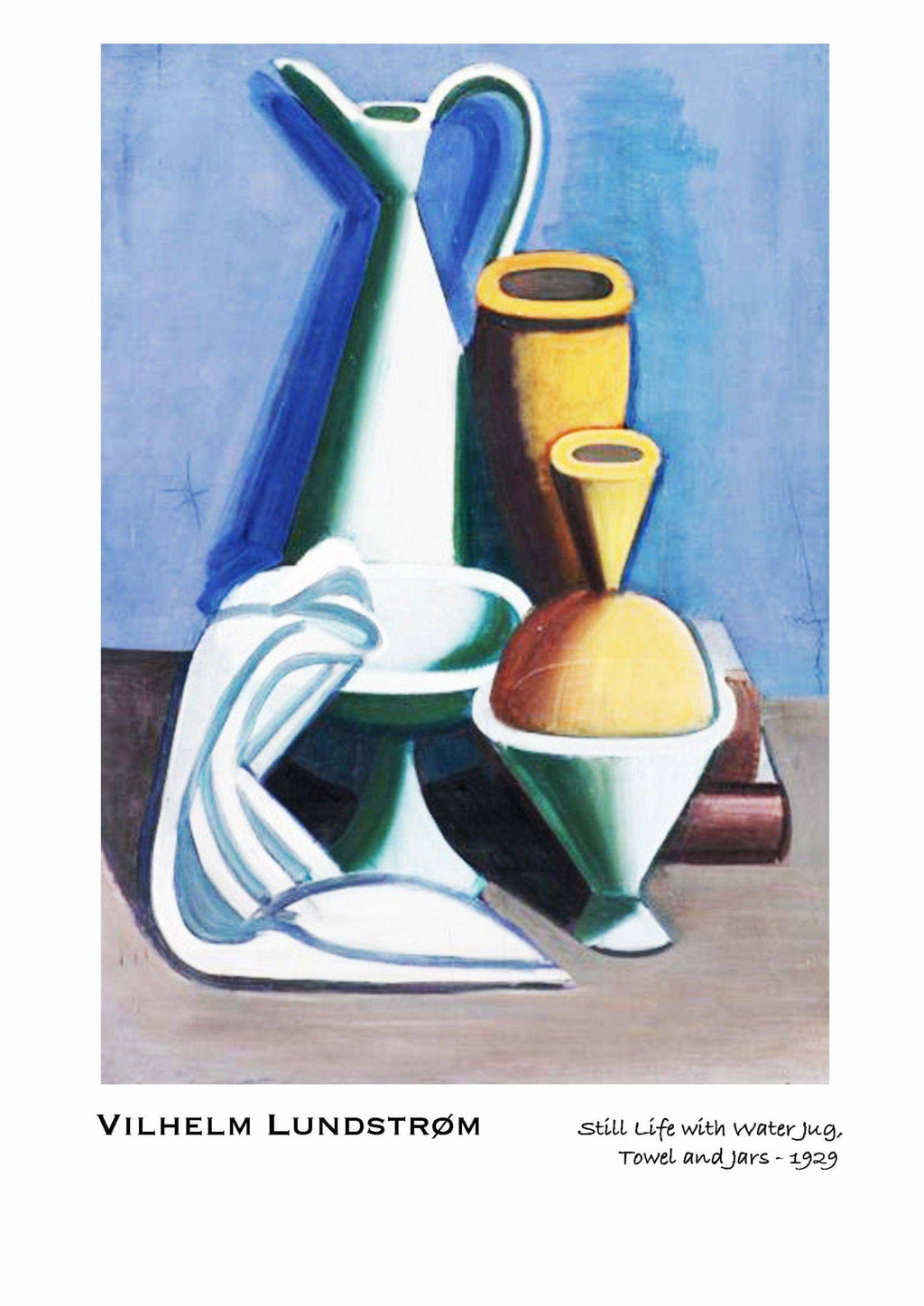 "Vilhem Lundstrom - Still Life with Water Jug Poster"