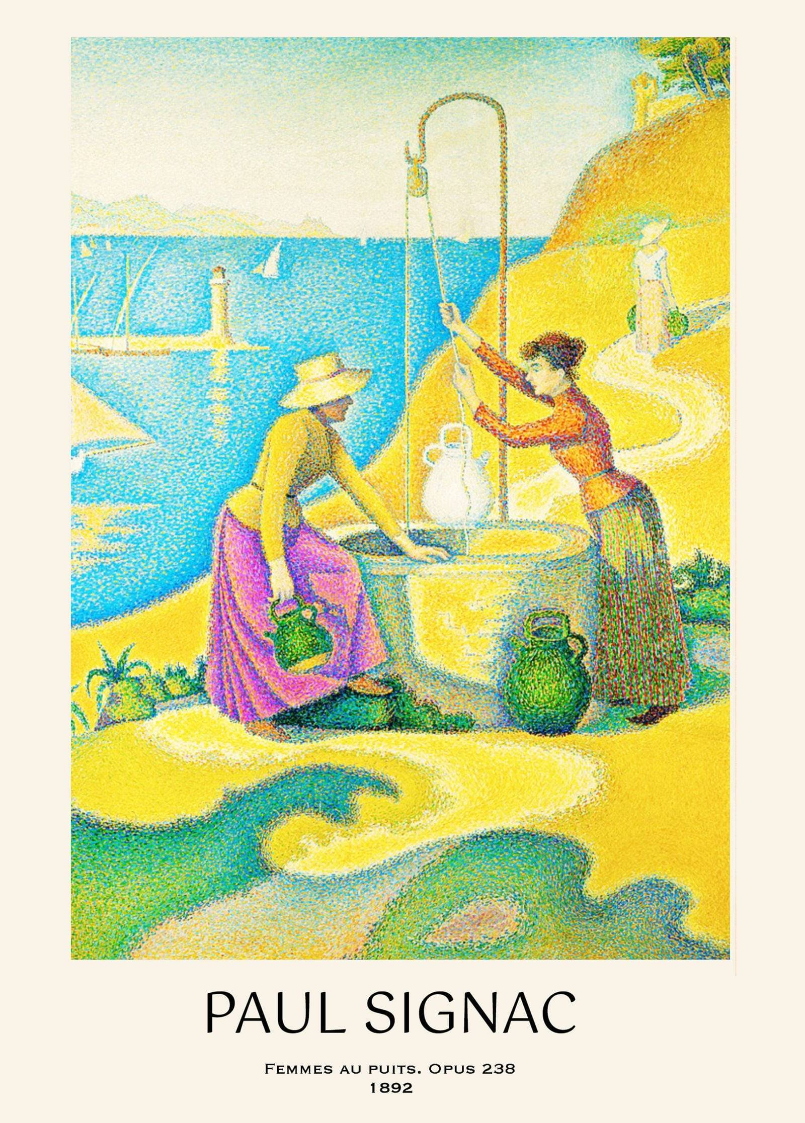 "Paul Signac - Femmes Aux Puits Poster"