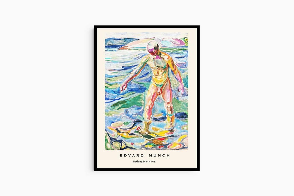 "Edvard Munch - Bathing Man Poster"