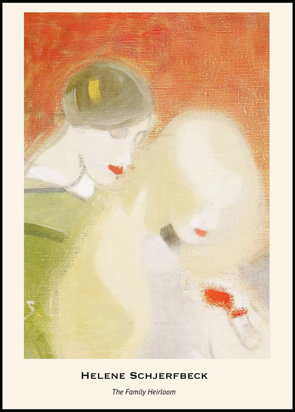 "Helene Schjerfbeck - The Family Heirloom Poster"