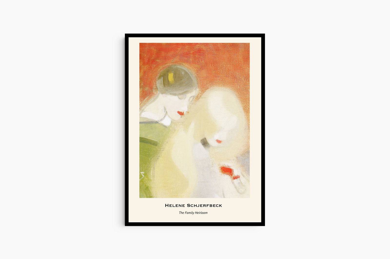 "Helene Schjerfbeck - The Family Heirloom Poster"