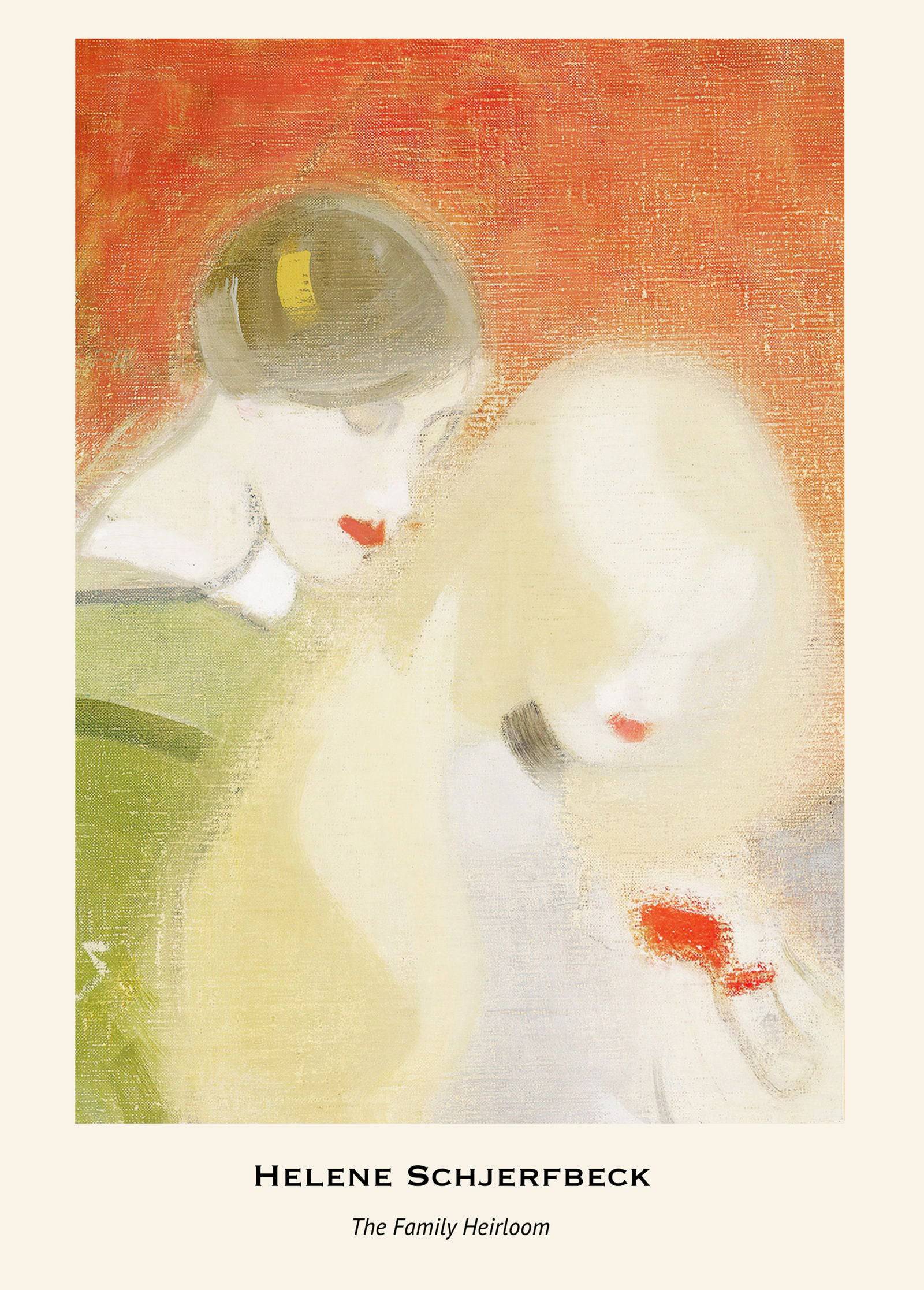 "Helene Schjerfbeck - The Family Heirloom Poster"