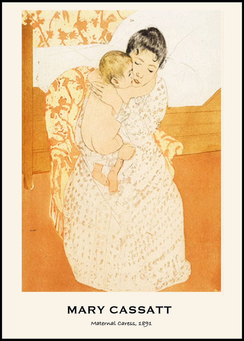 "Mary Cassatt - Maternal Caress"