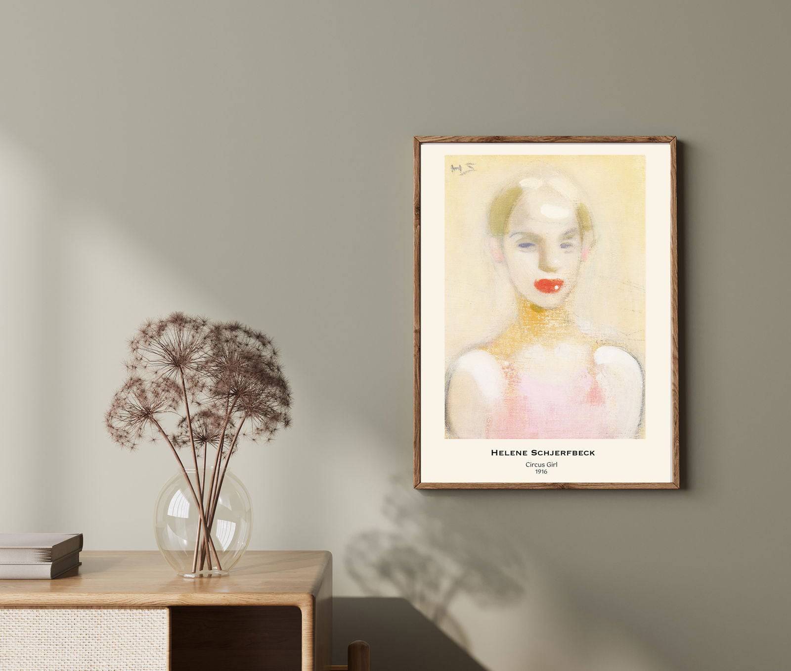"Helene Schjerfbeck - Circus Girl Poster"