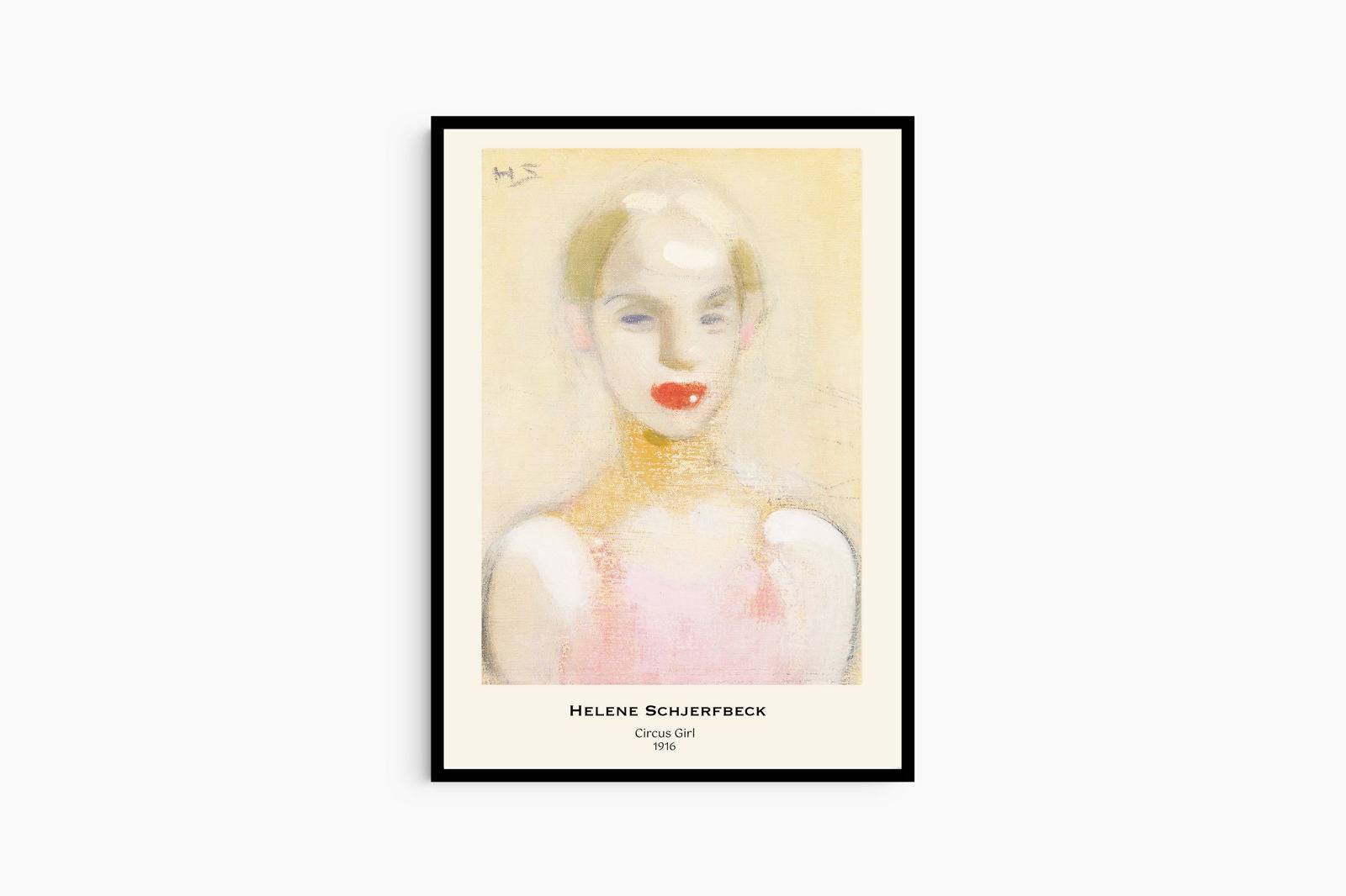 "Helene Schjerfbeck - Circus Girl Poster"