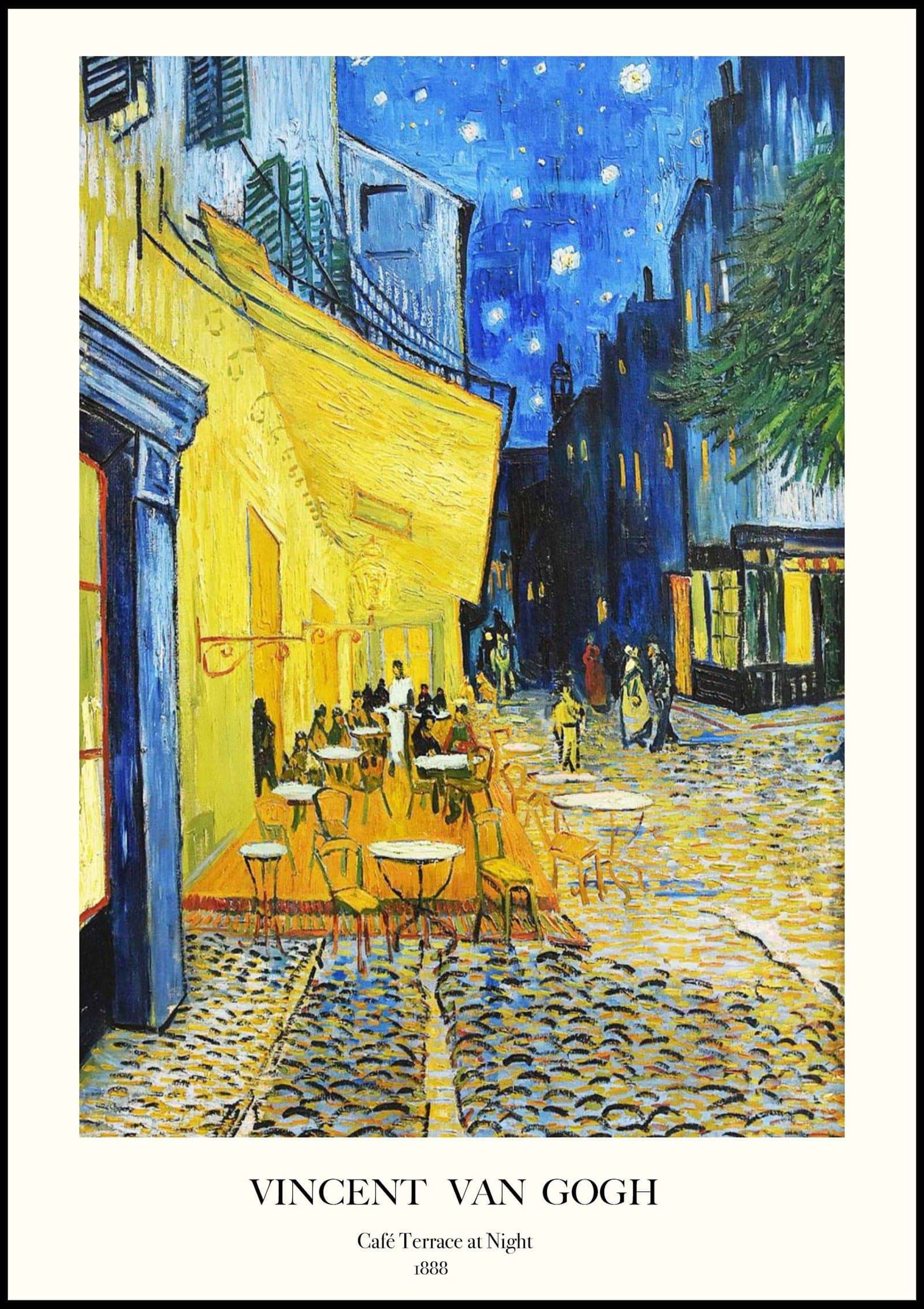 "Vincent Van Gogh - Café Terrace at Night Poster"