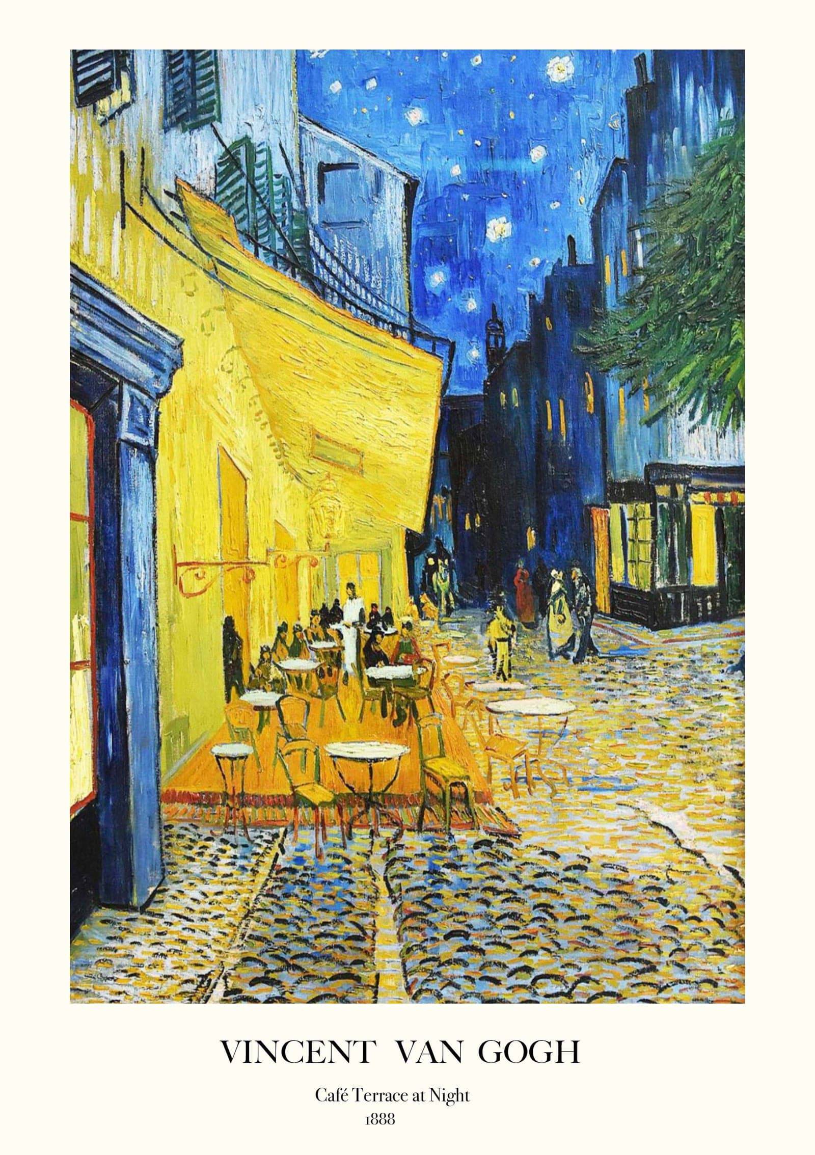 "Vincent Van Gogh - Café Terrace at Night Poster"