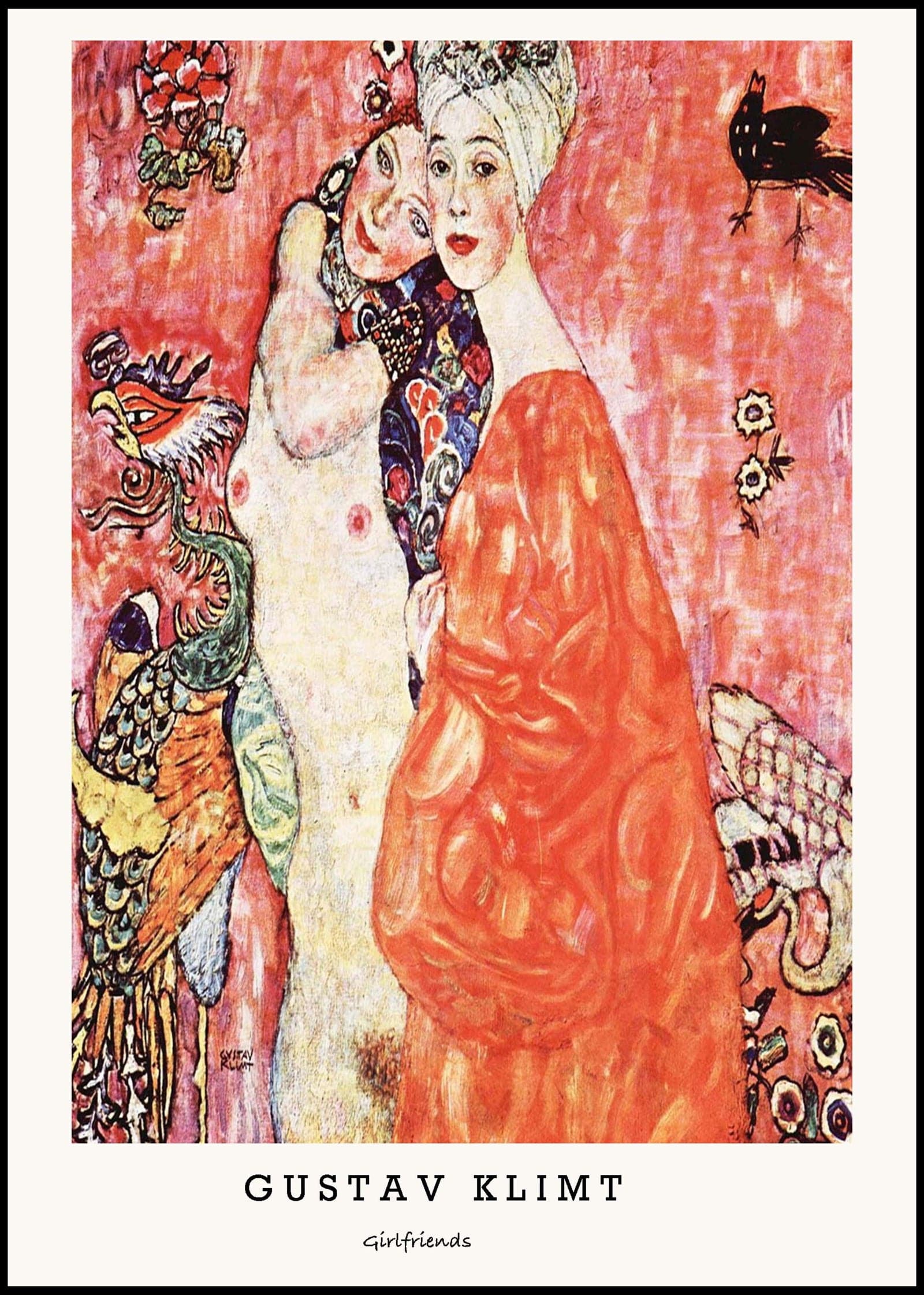 "Gustav Klimt - Girlfriends Poster"