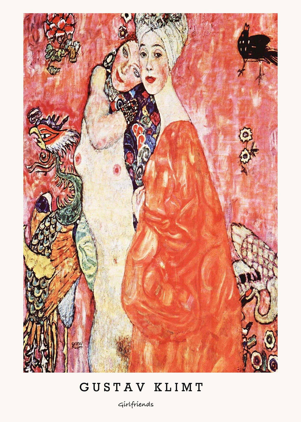 "Gustav Klimt - Girlfriends Poster"