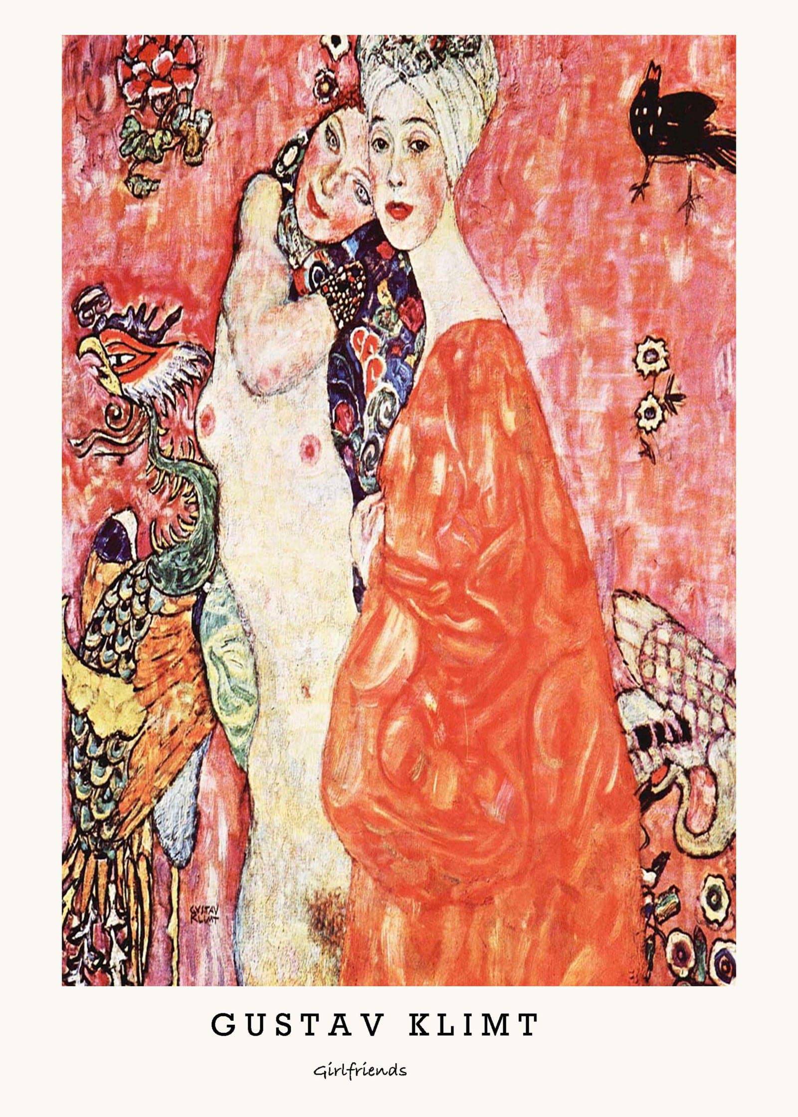 "Gustav Klimt - Girlfriends Poster"